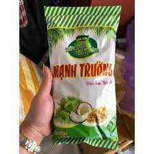 Mứt dừa khô sấy mạnh trường 1 gói 250 gram