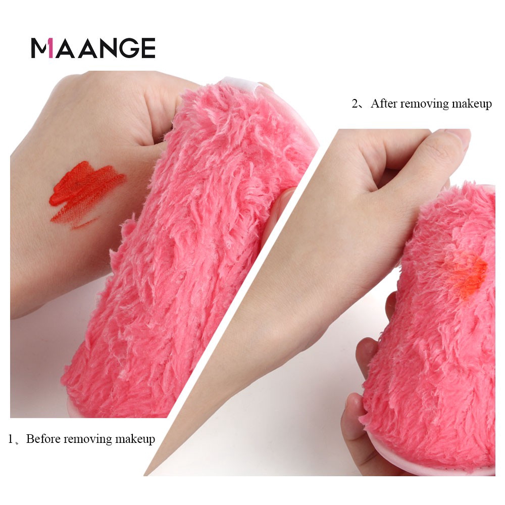 MAANGE Bông phấn Tẩy Miếng Rửa Mặt Làm Sạch（1 miếng）