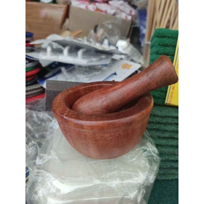 Bộ cối chày gỗ mini