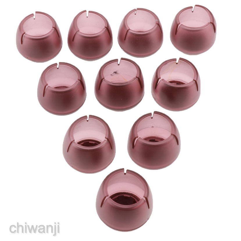 Set 10 vỏ bọc chân bàn ghế bằng silicon hình tròn 1.5-1.7&quot;