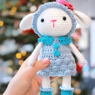 Thú bông móc len: Cừu Lily