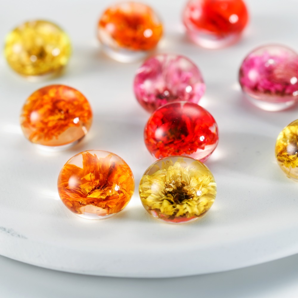 Set 10 mặt dây ST.KUNKKA bằng nhựa resin trong suốt làm đồ trang sức thủ công