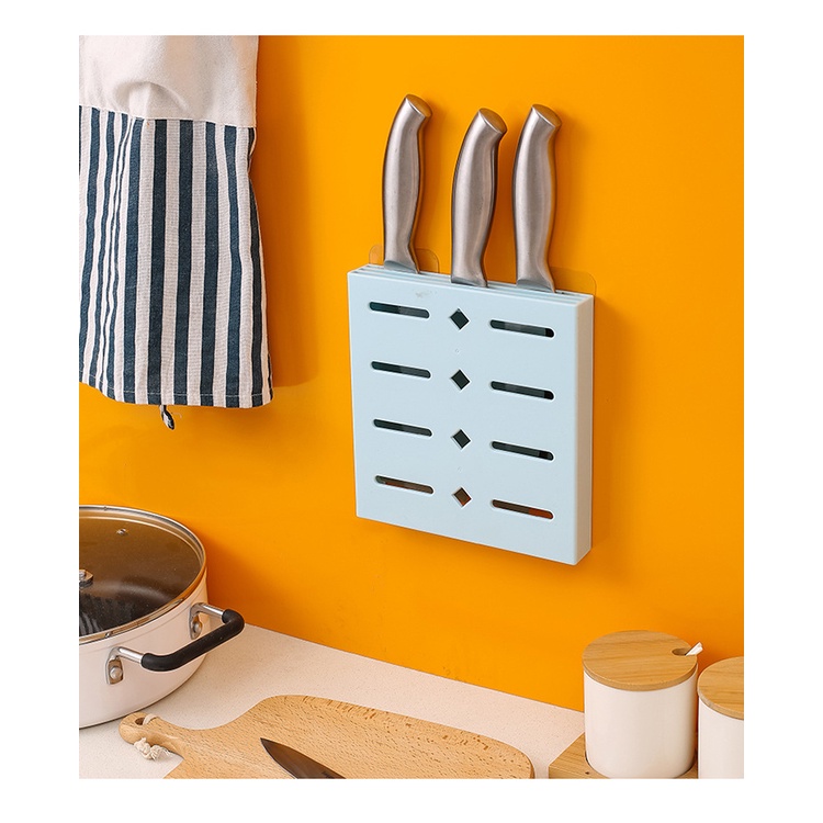 Kệ Để Dao Kéo Treo Đồ Nhà Bếp Dán Tường Decor Nhà Bếp Tiết Kiệm Không Gian
