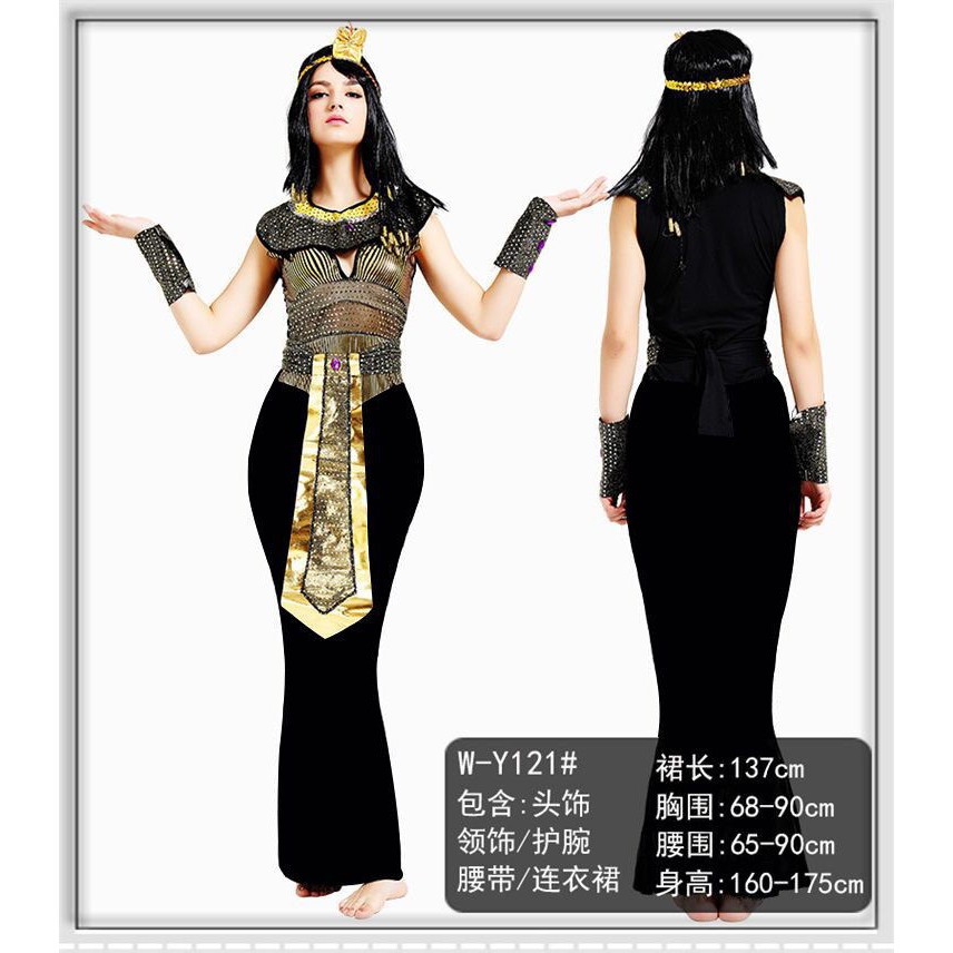 Bộ Đồ Hóa Trang Nữ Hoàng Ai Cập Cleopatra Độc Đáo