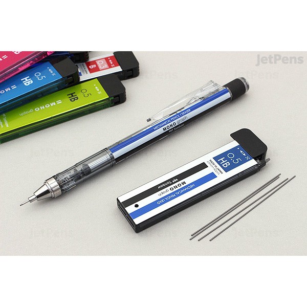 BÚT CHÌ KIM LẮC TOMBOW MONO GRAPH 0.5MM TỪ NHẬT BẢN - THÊM MÀU PASTEL