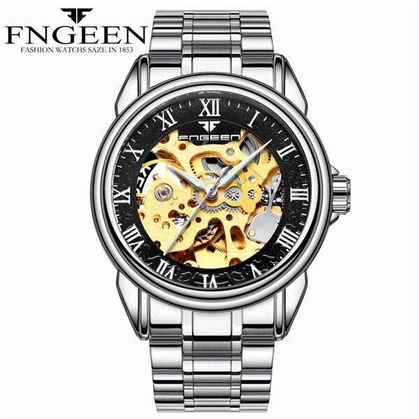 Đồng hồ Nam FNGEEN BRAY Cơ Automatic Lộ máy nghệ thuật