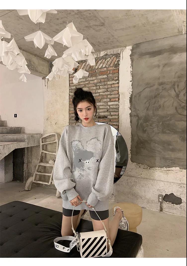 Áo sweater tay dài mẫu 2021 phong cách Hàn Quốc thời trang cho nữ | BigBuy360 - bigbuy360.vn