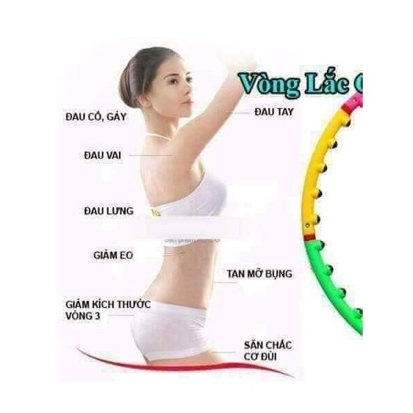 Vòng Lắc Eo Massage Giảm Mỡ Bụng