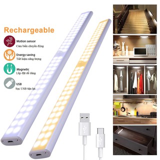 Đèn Led dài cảm biến chuyển động gắn tủ áo , tủ bếp ...tích hợp pin sạc 1000mAh.