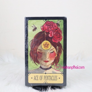 Bộ Bài Bói Ace of Pentacles Tarot - Size gốc 7x12cm