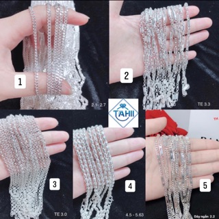 Dây chuyền bạc cho bé chuẩn bạc ta