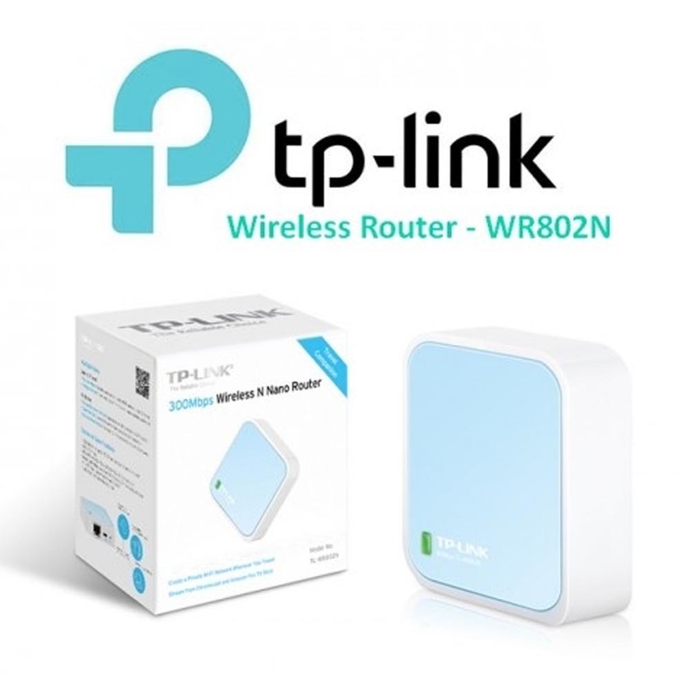 TP-link TL-WR802N 300Mbps WI-FI Wireless Wi-Fi Router QUALCOMM
