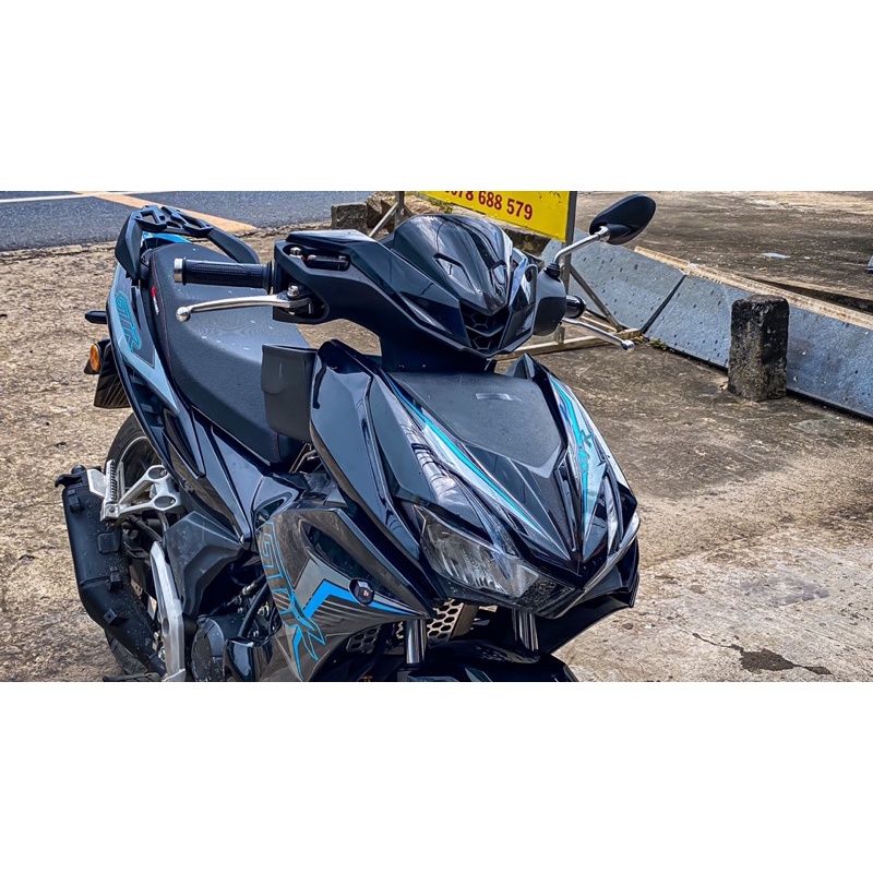 Tem rời Winner X V2 dán cho xe màu đen