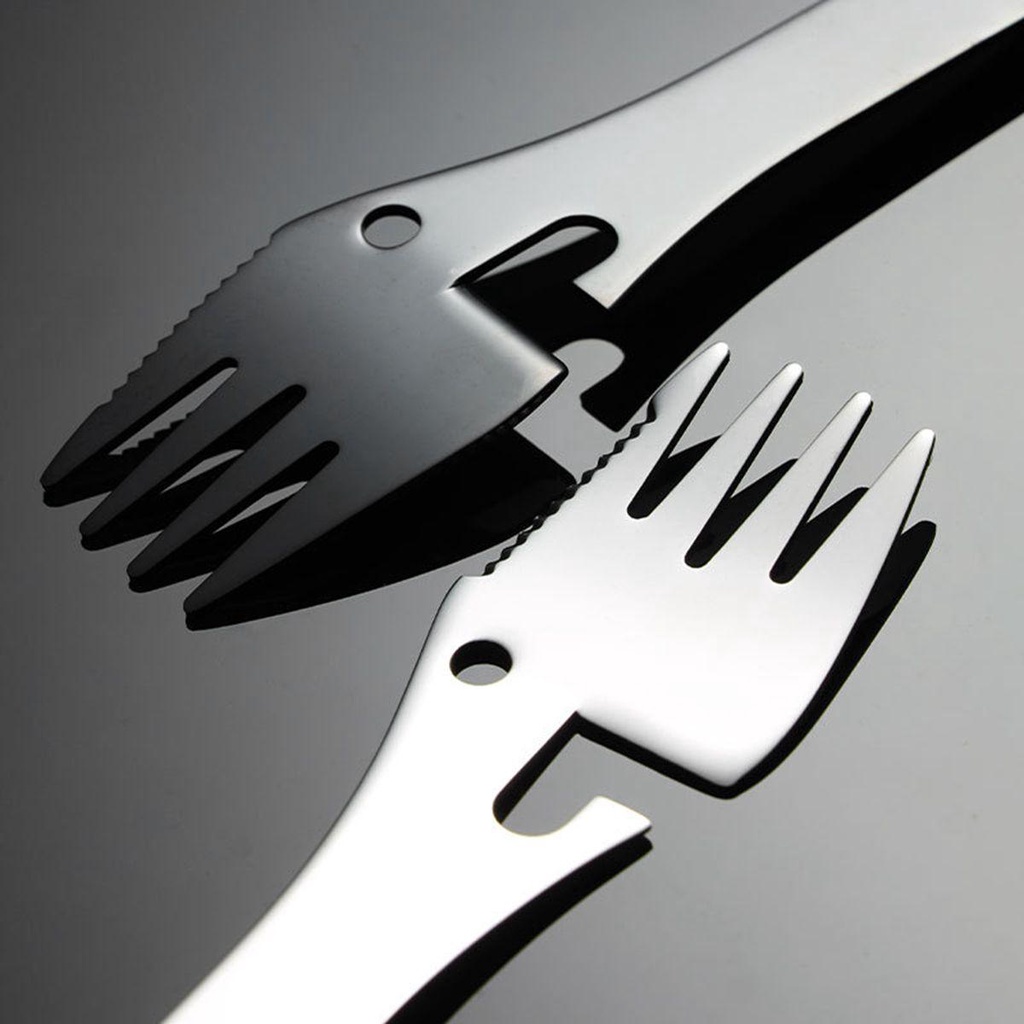 Dụng Cụ Mở Nắp Lon Bằng Thép Không Gỉ Tiện Lợi Du Lịch