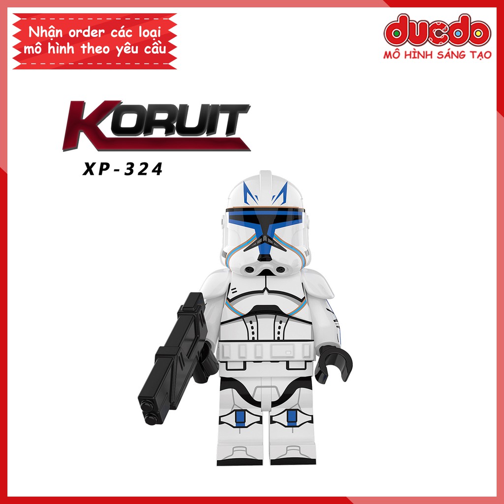 Minifigures các nhân vật trong Star Wars full trang bị - Đồ chơi Lắp ghép Xếp hình Mô hình Mini KORUIT KT1042