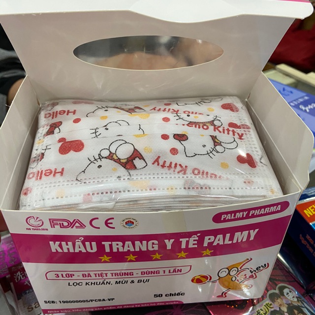 Khẩu trang trẻ em PALMY cao cấp (hộp 50 chiếc)