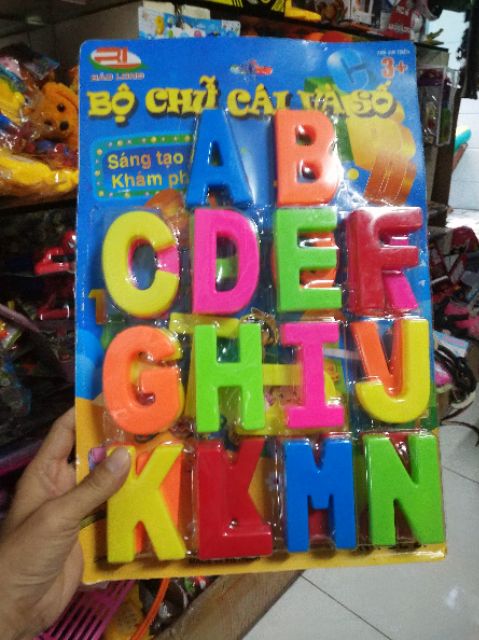 Bộ chữ cái và số lớn cho bé !!!