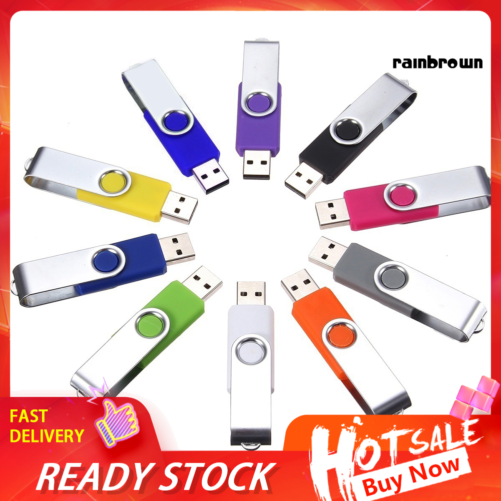 64MB Portable Rotating USB 2.0 Flash Memory Stick Pen Drive Data Storage U Disk /RXDN/