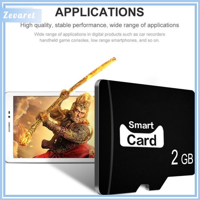 Thẻ Nhớ Zevaret 128MB-32GB Micro TF Tốc Độ 4 Cho Điện Thoại