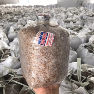 Combo 08 bịch meo nấm rơm chất lượng cao thần nông - tặng kèm sách hướng dẫn