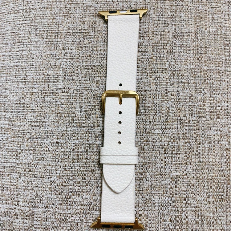 {Ảnh thật} Dây da 1 mầu cho Apple Watch đồng hồ thông minh iWatch Series 1/2/3/4/5/6/SE size 38/40/42/44 mm