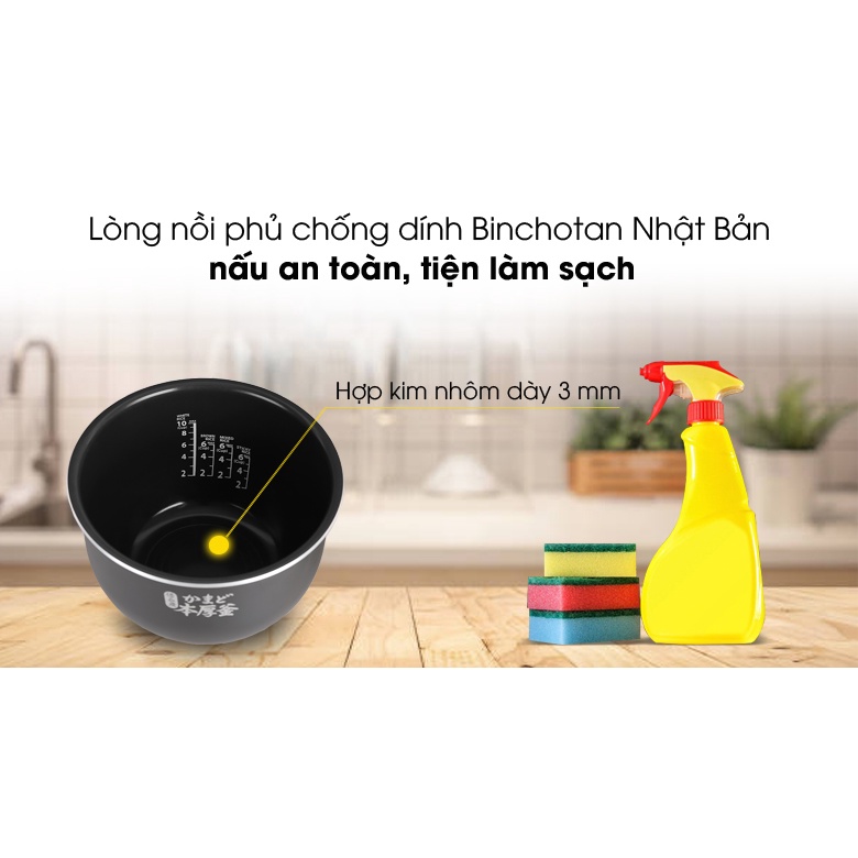 Nồi cơm cao tần Toshiba 1.8 lít RC-18IX1PV