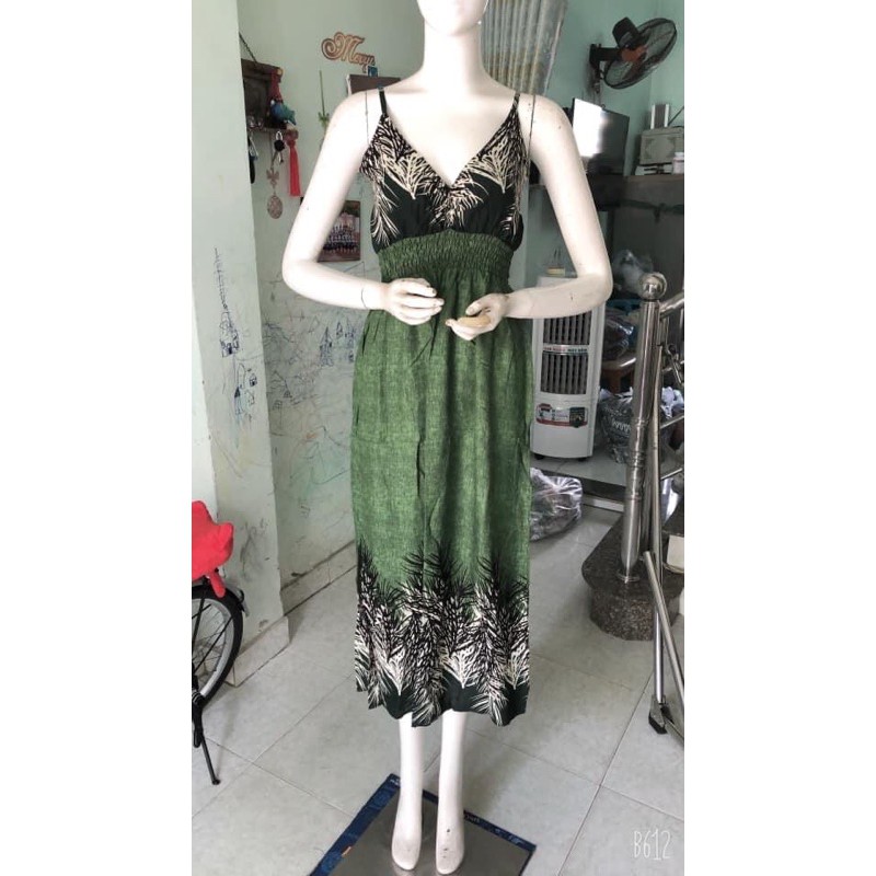 [chọn màu]Đầm maxi đầm lanh lụa yếm thun 2 dây có tăng đưa (48-60ky) | BigBuy360 - bigbuy360.vn