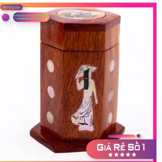 Rẻ vô địch lọ đựng tăm bằng gỗ