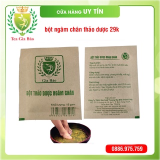Bột ngâm chân thảo dược 15g- giãn tĩnh mạch, đau khớp, hôi chân, đau nhức xương khớp. Bột ngâm chân
