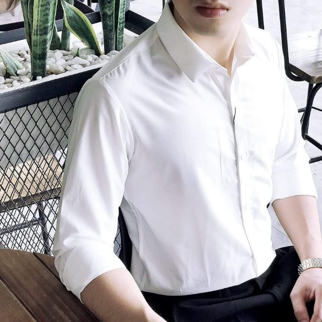 ÁO SƠ MI lụa nến cao cấp gấp hôp.Hàng VNXK.Sang trọng lịch lãm. | BigBuy360 - bigbuy360.vn