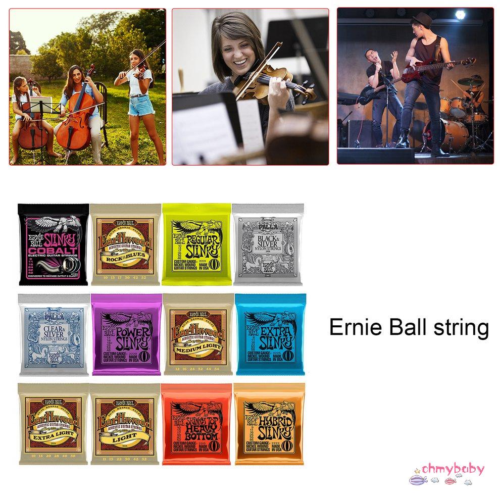 Ernie Ball Strings Burly String Electric Guitar String for Ukulele Bass Guitar [8/20]