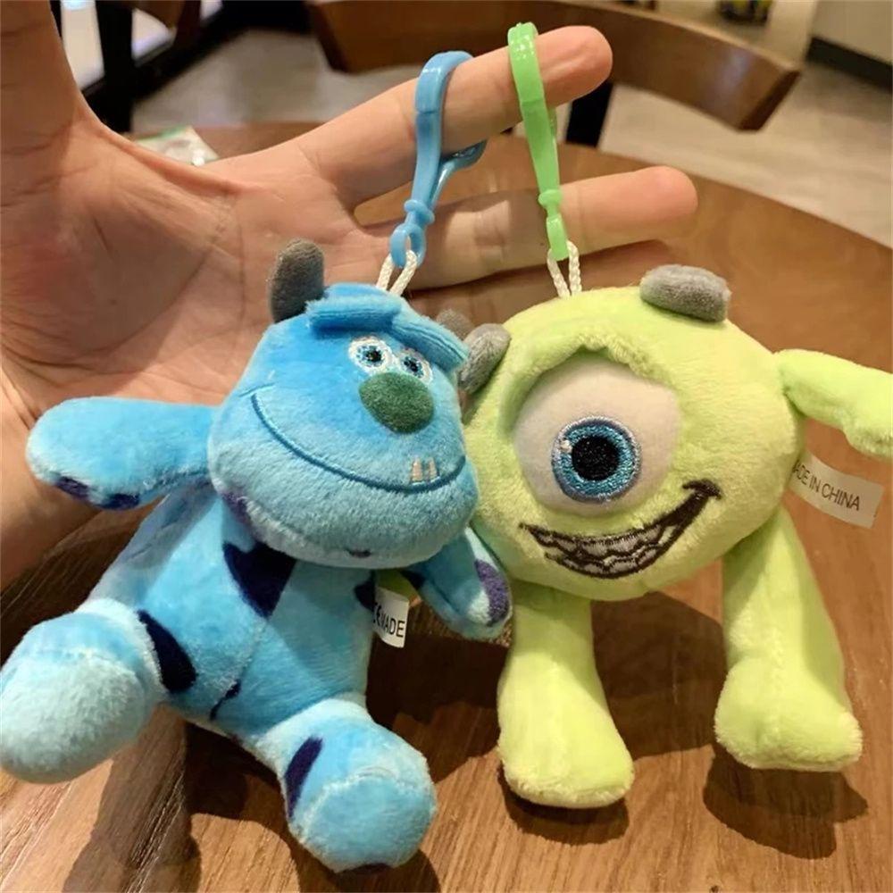 LANFY Móc Khóa Hình Mike Wazowski Nhồi Bông Đáng Yêu