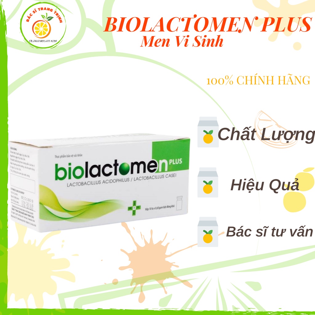 Biolactomen Plus Men vi sinh của Viện Hàn lâm Khoa học xã hội giúp ổn định tiêu hoá giúp bé ăn ngon miệng