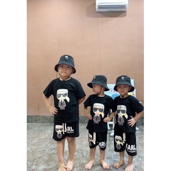 Mũ vành bé trai/gái Karl phong cách cá tính hiphop mới nhất