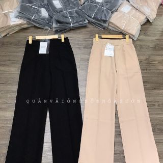 Quần Ống Sớ Vải Khoá Sườn