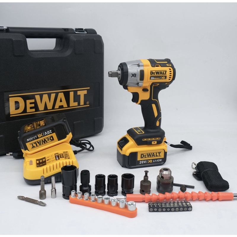 MÁY SIẾT BULONG DEWALT 20V , ĐỘNG CƠ KHÔNG CHỔI THAN HÀNG CAO CẤP