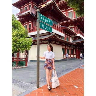 JANET STUDIO • (SALE 20%) Áo sơ mi tay phồng