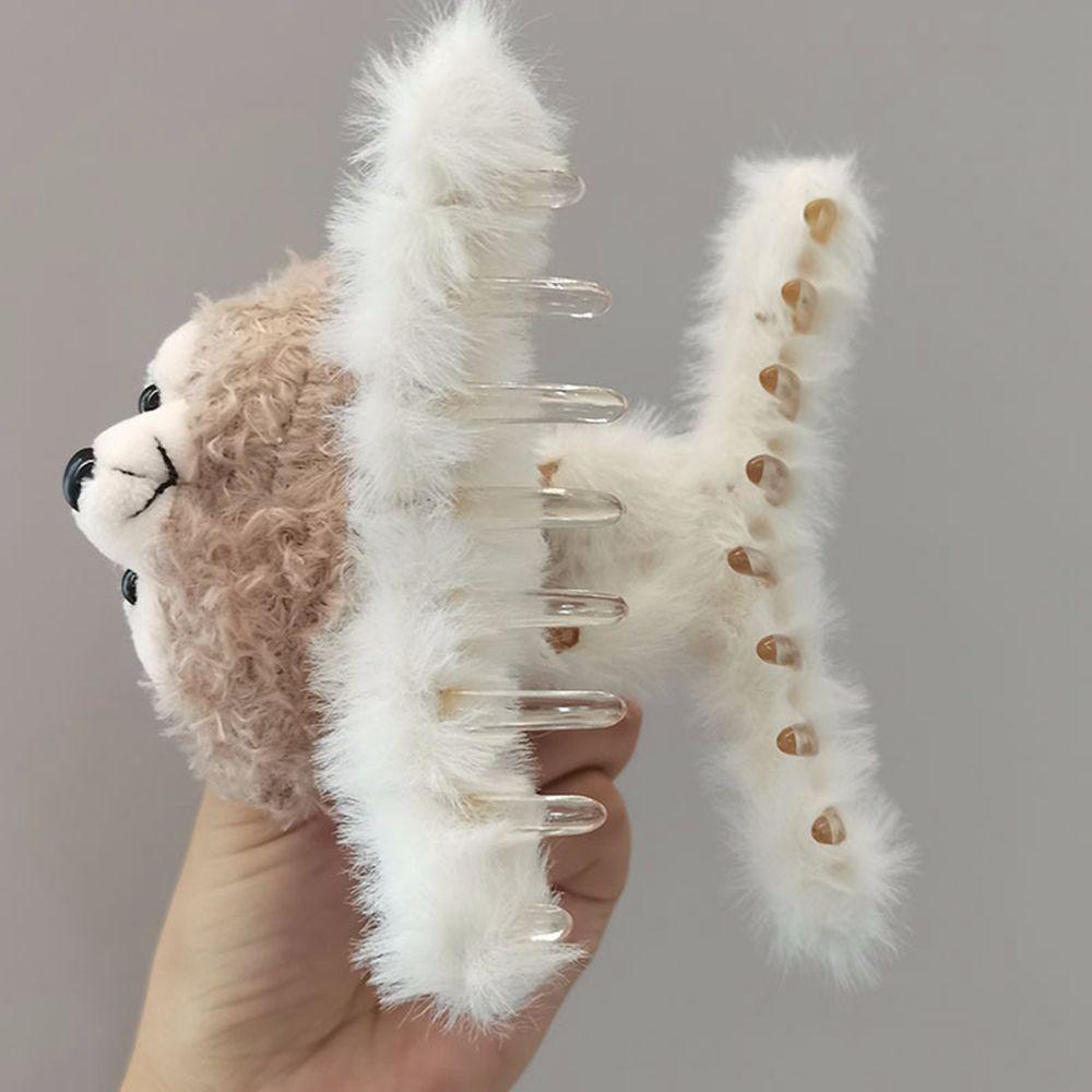 Kẹp Tóc Móng Vuốt Hình Gấu Duffy Bằng Hợp Kim Đơn Giản Dễ Phối Đồ Cho Nữ