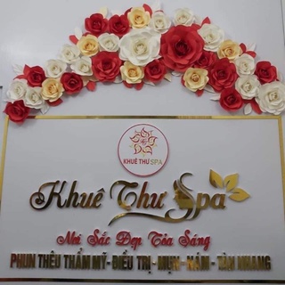 chữ alu dán tường,🌸FREESHIP🌸, trang trí tên cửa hàng tiệm nail, spa,... nhận làm theo yêu cầu