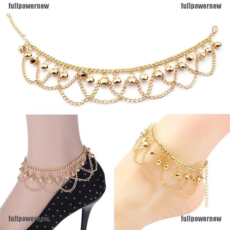 Lắc cổ chân mạ vàng / bạc đính đá pha lê | BigBuy360 - bigbuy360.vn