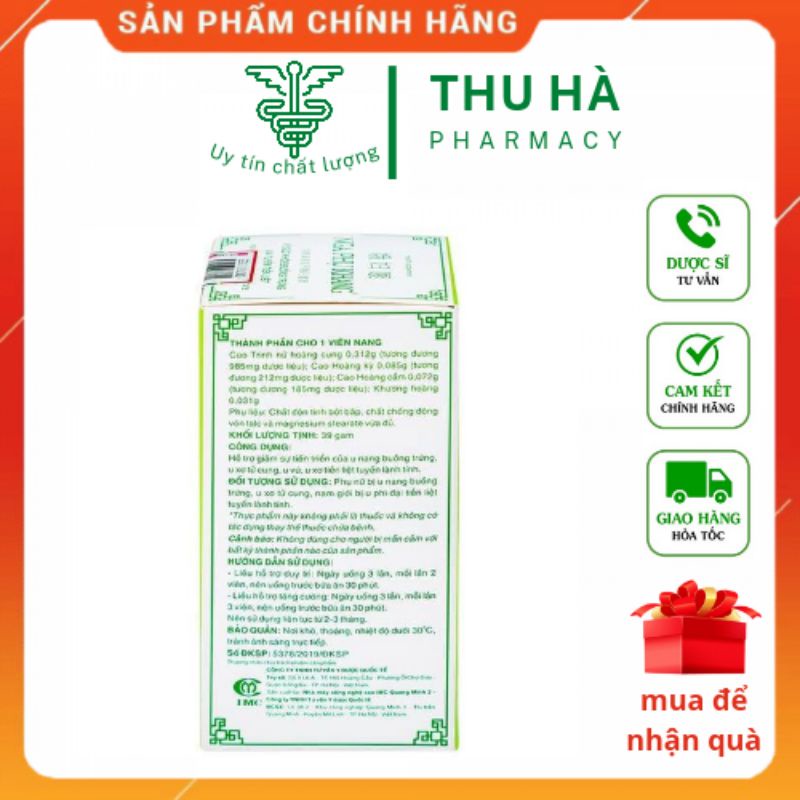 NGA PHỤ KHANG ( Thực phẩm Hỗ trợ Điều Trị U Nang Buồng Trứng U xơ tiền liệt tuyến)