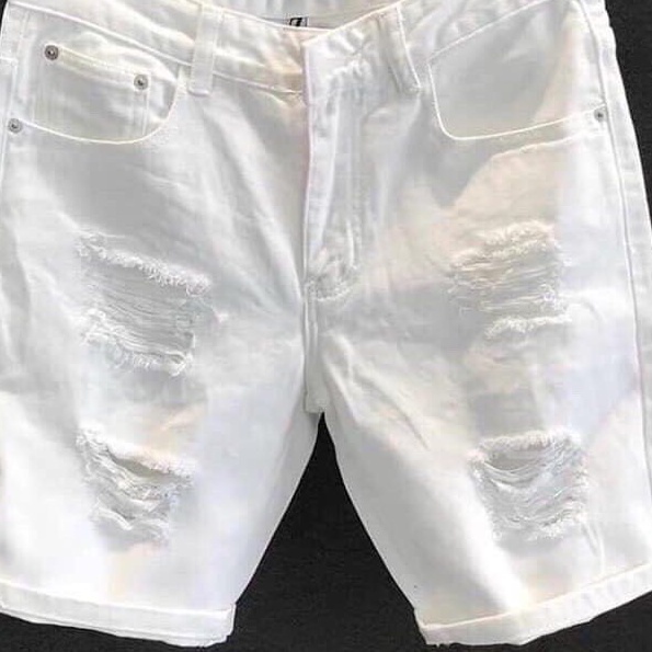 Quần short nam chất jean King168 , co dãn , ngang đầu gối trên Mẫu S01