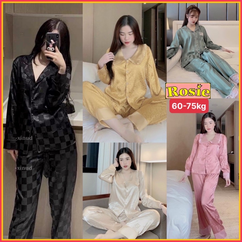Bộ ngủ Gấm tay dài sang trọng form to
