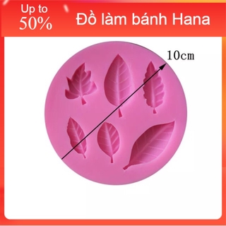 Khuôn rau câu silicon 4d 6 lá mã k21d9g