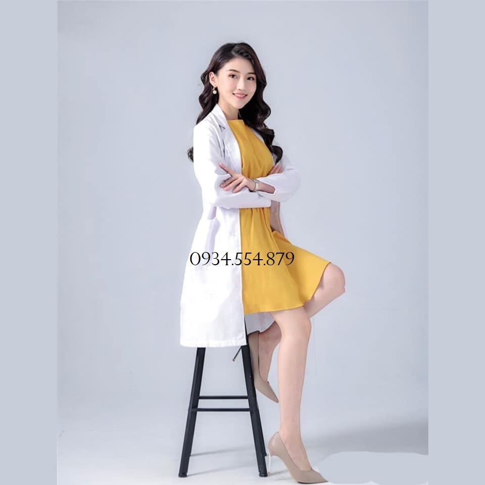 HT7287 - Đồng phục Áo Blouse, Spa, Thẩm Mỹ, Y Tá Điều Dưỡng, Phòng Khám, Bác Sĩ Phối Màu Cách Điệu Đẹp | BigBuy360 - bigbuy360.vn