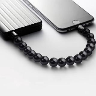Hot Sale Solid Color Bead Bracelet Charger Micro USB 2.0 Data Sync Charging Cable For iPhone Android