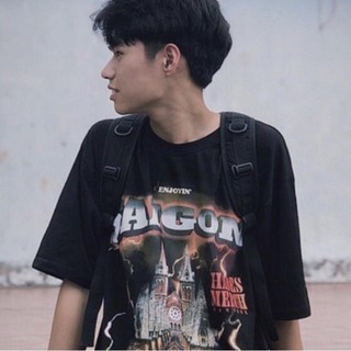 Áo Thun HADES SAI GON Tay Lỡ , Tee Áo Phông Local Brand Handes Sài Gòn Form Rộng Full Tag Unisex Nam Nữ LibraStore