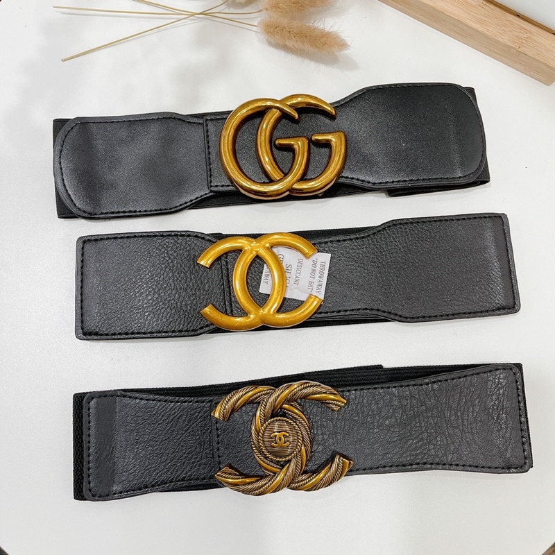 Đau váy nữ đai vay chun, thắt lưng nữ thắt lưng chun, bản to bản nhỏ nhiều mẫu