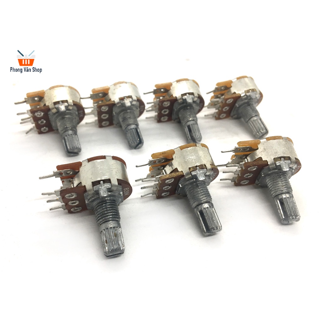 Biến trở đơn công tắc 5 chân WH148 15mm B1k 2k 5k 10k 20k 50k 100k