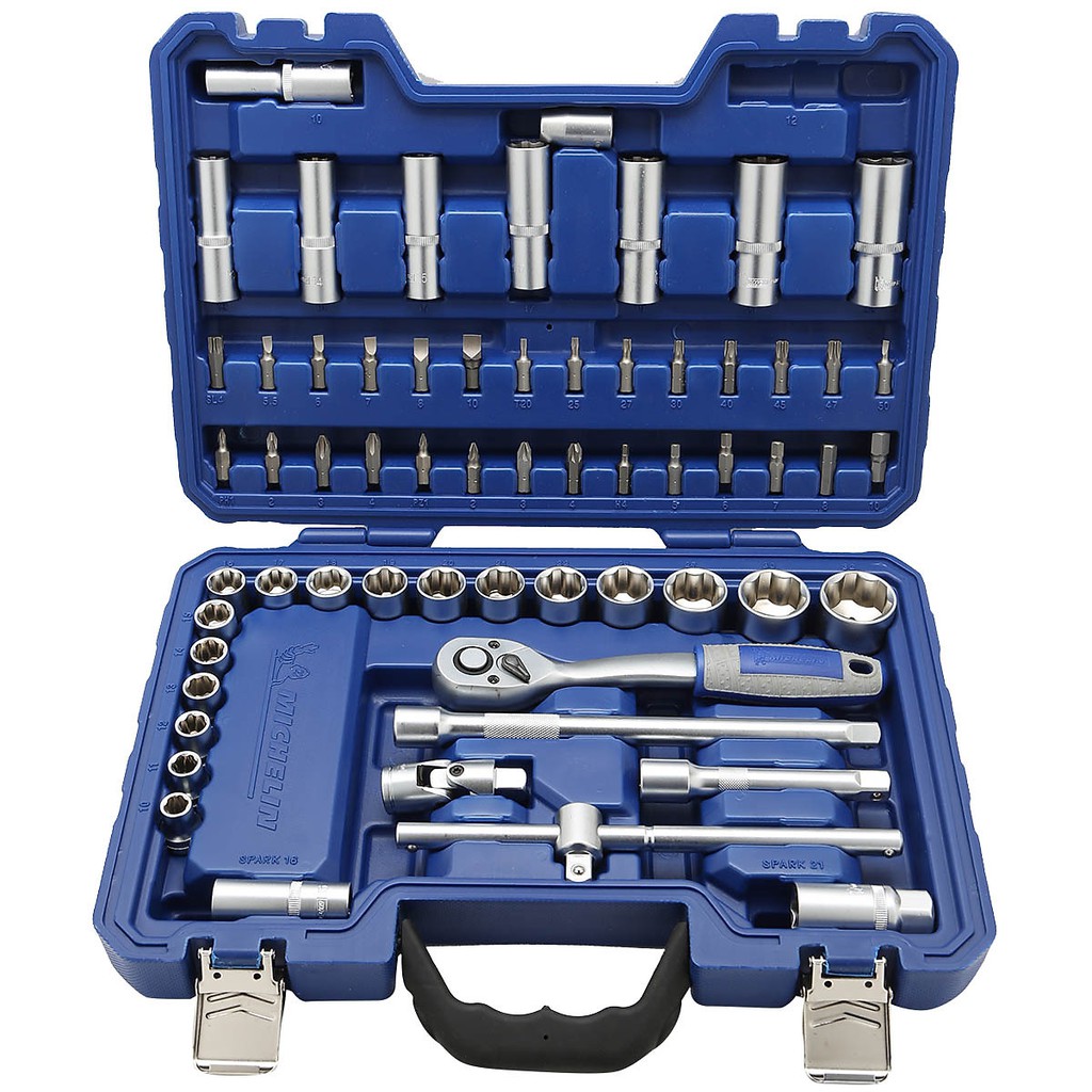 BỘ ĐỒ NGHỀ 62 CHI TIẾT MICHELIN 602010040- Chuyên Dụng Cho Sửa Chữa Ô tô - Xe Máy